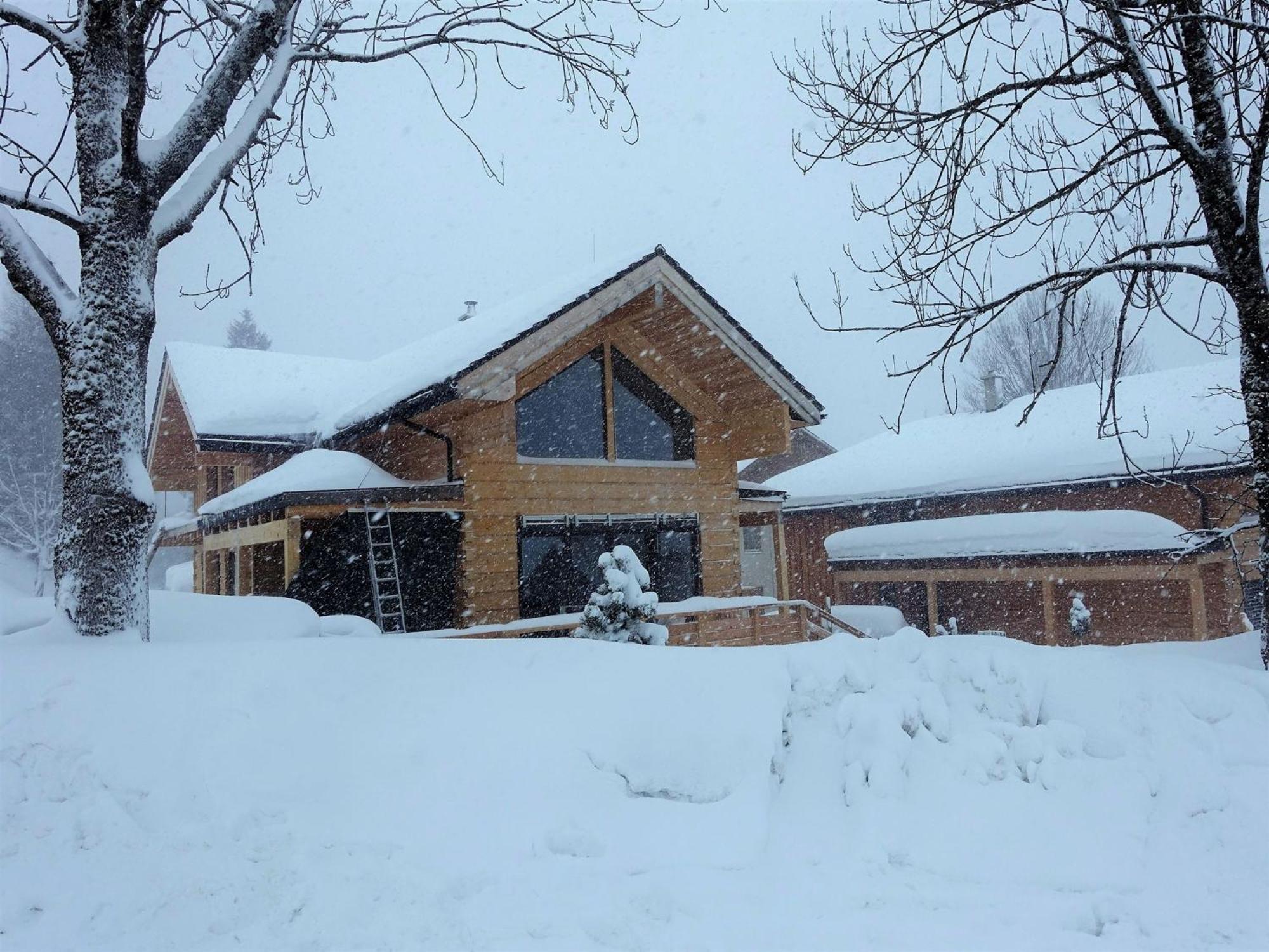 Villa Modern Chalet in Tauplitz with Sauna Exterior foto